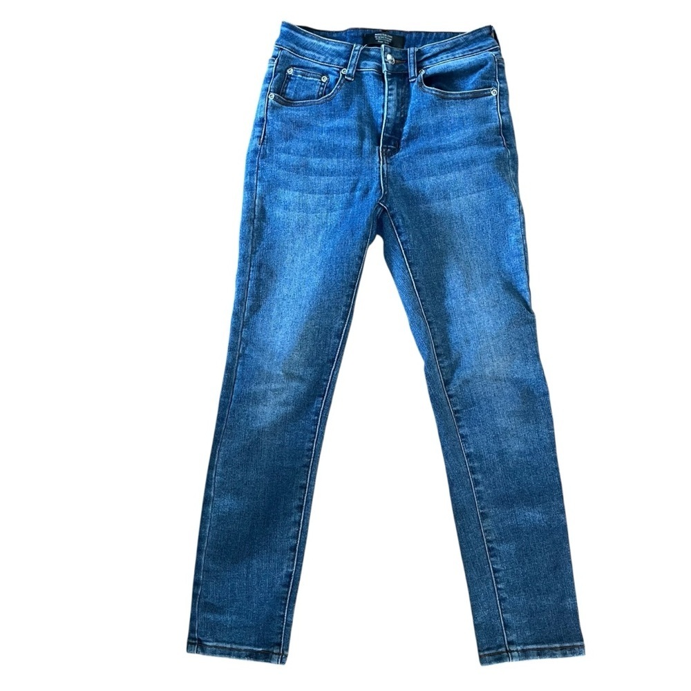 Monkey Ride Jeans Women’s Size 5/27 Skinny Mid Rise Blue Denim Stretch Basic